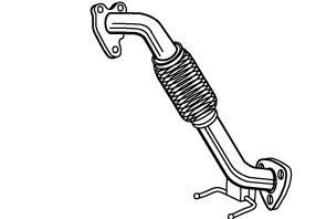 Tubo de admissão dianteiro (calças) do silenciador Bosal 753327 preço, a partir de 101,27 USD
