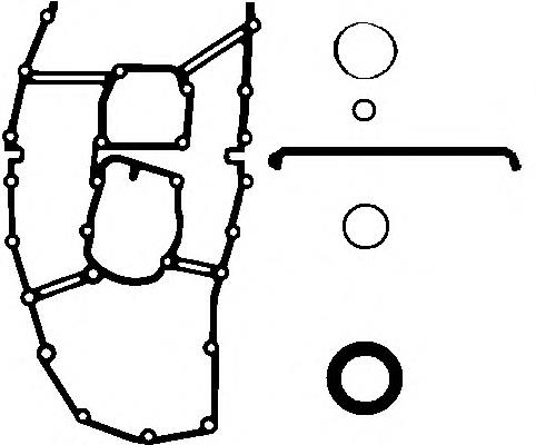 Vedante de tampa dianteira de motor, kit Elring 584840 preço, a partir de 38,59 USD