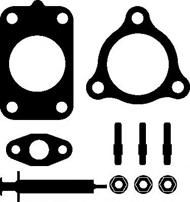 Vedante de turbina, kit de montagem 704050 Elring