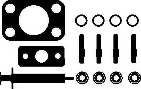 039TA17308000 Mahle Original Vedante de turbina, kit de montagem