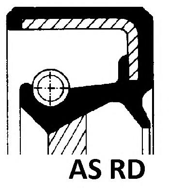 Vedação da árvore distribuidora de motor Suzuki Swift 1 AA