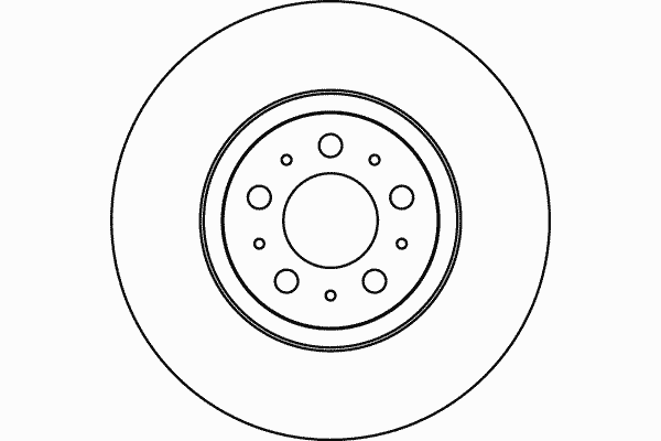 Disco do freio dianteiro Volvo 31423325