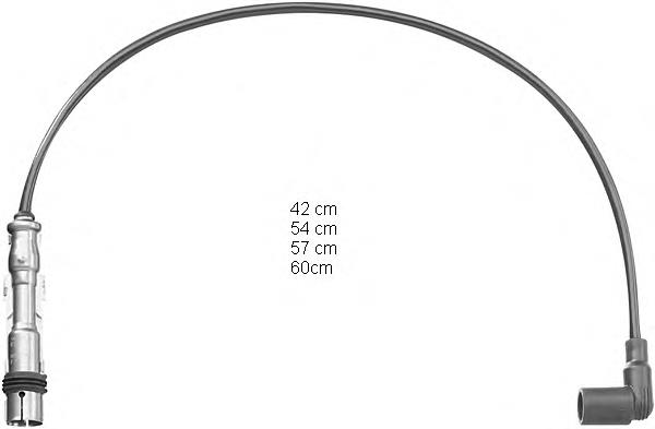 Fios de alta voltagem, kit Audi A3 8P1