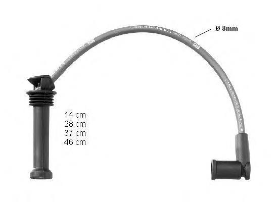 Fios de alta voltagem, kit VALEO 346104 preço, a partir de 54,26 USD