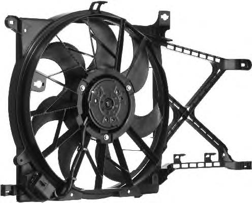 13147276 General Motors Ventilador elétrico de esfriamento montado (motor + roda de aletas)