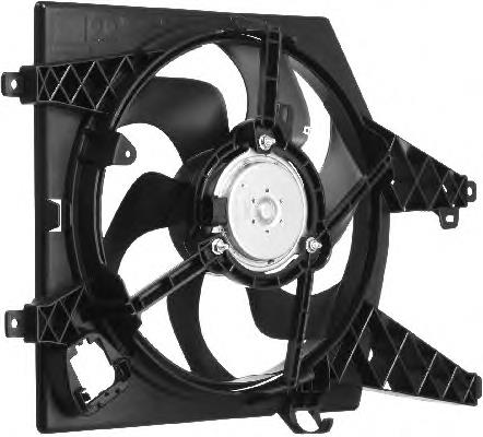 8200688375 Renault (RVI) Ventilador elétrico de esfriamento montado (motor + roda de aletas)
