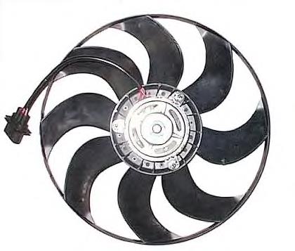 Ventilador elétrico de esfriamento montado (motor + roda de aletas) VAG 6Q0121206 preço, a partir de 92,10 USD