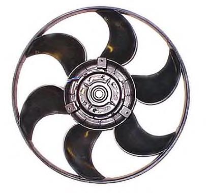 Ventilador elétrico de esfriamento montado (motor + roda de aletas) Opel 13126354 preço, a partir de 84,24 USD