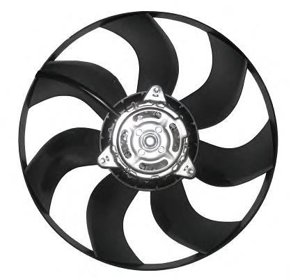 555623U6 Polcar Ventilador elétrico de esfriamento montado (motor + roda de aletas)