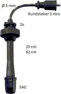 RCEZ1201 NGK Fios de alta voltagem, kit