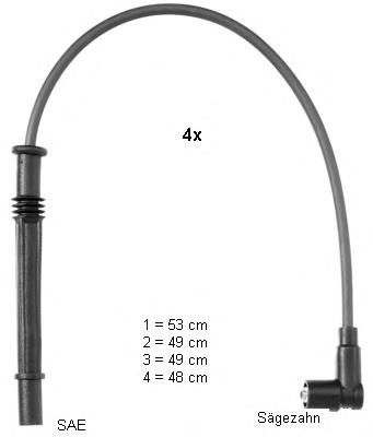 Fios de alta voltagem, kit Bougicord 8114 preço, a partir de 26,44 USD
