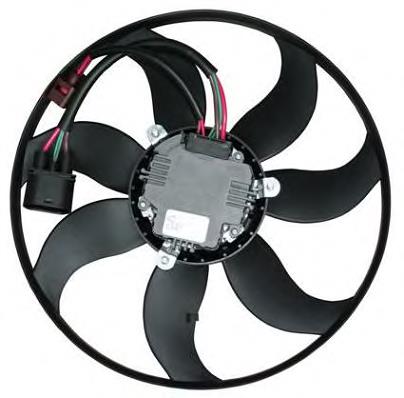 1KM959455B VAG Ventilador elétrico de esfriamento montado (motor + roda de aletas) esquerdo