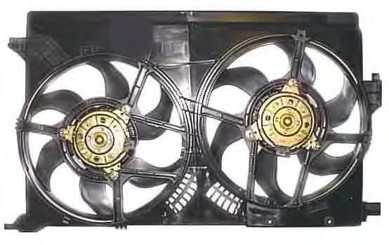85786 Nissens Ventilador elétrico de esfriamento montado (motor + roda de aletas) esquerdo