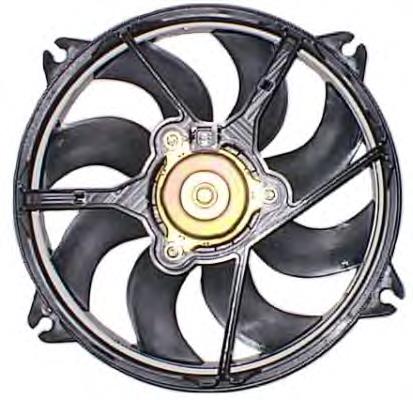 Ventilador elétrico de esfriamento montado (motor + roda de aletas) 420200 Kale
