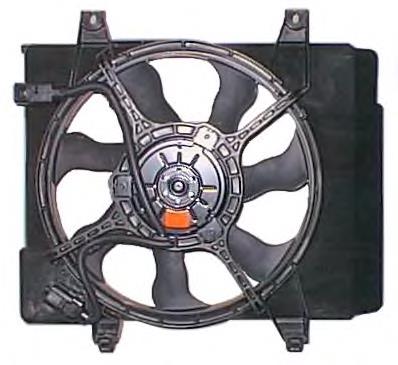 Difusor do radiador de esfriamento, montado com motor e roda de aletas 2538007100 Hyundai/Kia