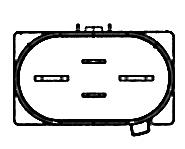 Ventilador elétrico de esfriamento montado (motor + roda de aletas) esquerdo Mahle Original CFF187001S