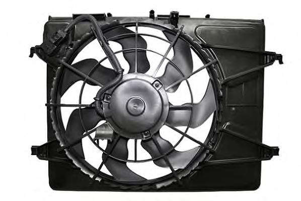 Difusor do radiador de esfriamento, montado com motor e roda de aletas 253802H050 Hyundai/Kia