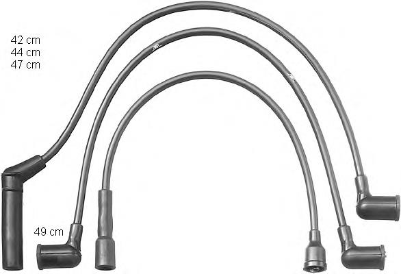 Compre 986356988 Bosch Fios de alta voltagem, kit