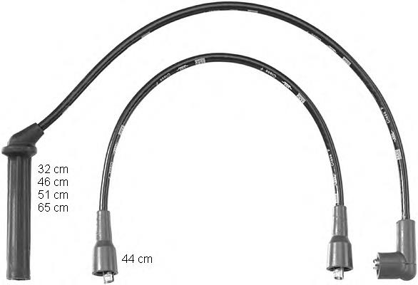 Fios de alta voltagem, kit NGK 8190