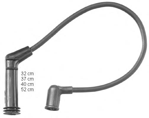 ZEF1144 Beru Fios de alta voltagem, kit