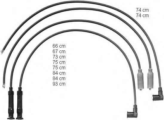 Compre ENT910365 Engitech Fios de alta voltagem, kit