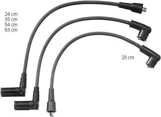 Compre FS0118140 Mazda Fios de alta voltagem, kit