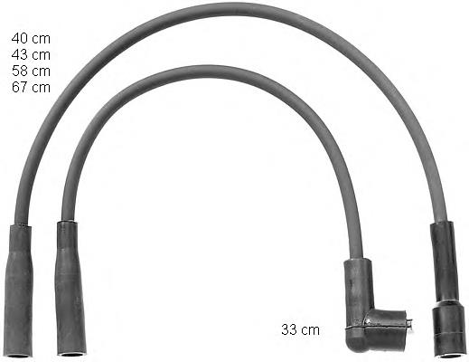 Fios de alta voltagem, kit 1500347 EPS