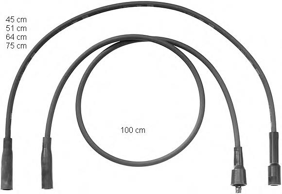 Fios de alta voltagem, kit EPS 1500347