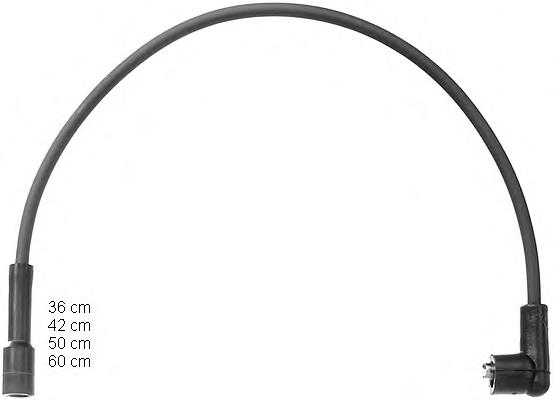Fios de alta voltagem, kit OK30A18140 Hyundai/Kia
