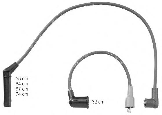 Fios de alta voltagem, kit NGK RCME59 preço, a partir de 28,70 USD