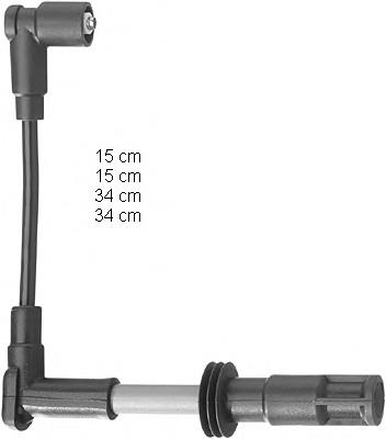 Compre 0046755606 Fiat/Alfa/Lancia Fios de alta voltagem, kit