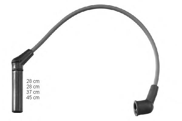 Fios de alta voltagem, kit Japan Parts ICK06