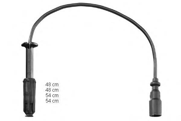 ZEF1450 Beru Fios de alta voltagem, kit