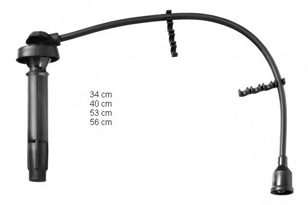 Compre 345 NGK Fios de alta voltagem, kit