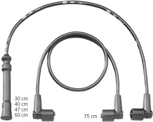 Fios de alta voltagem, kit NGK 2564
