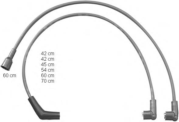 Fios de alta voltagem, kit para Ford Transit IV E