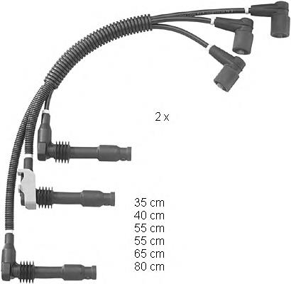 Compre 820 NGK Fios de alta voltagem, kit