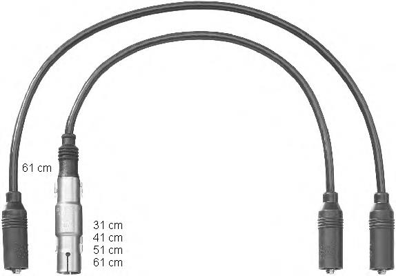 Compre 961 NGK Fios de alta voltagem, kit