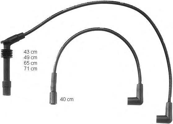 Fios de alta voltagem, kit NGK 823 preço, a partir de 90,26 USD