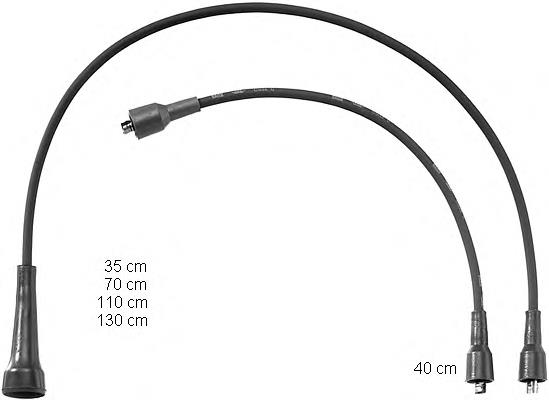 Compre 6073 NGK Fios de alta voltagem, kit