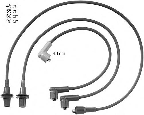 Fios de alta voltagem, kit NGK 7399