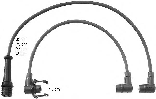 Compre 4486 Bougicord Fios de alta voltagem, kit