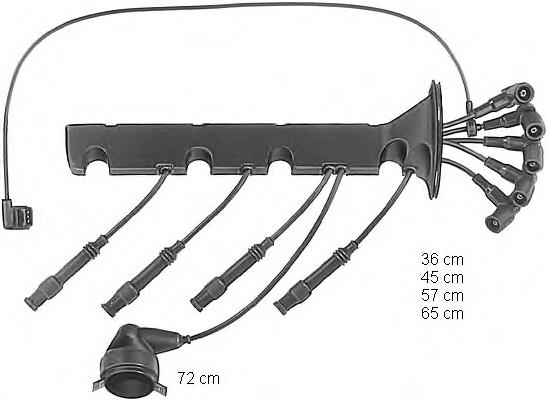 Compre 565 NGK Fios de alta voltagem, kit
