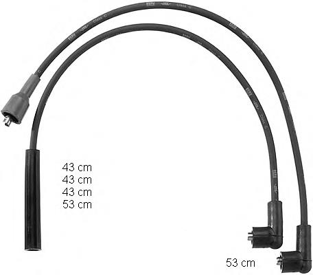 Compre 8291 NGK Fios de alta voltagem, kit