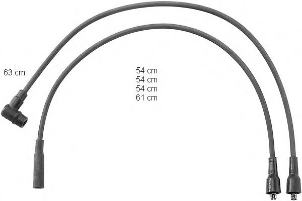 Fios de alta voltagem, kit NGK 7216 preço, a partir de 28,65 USD