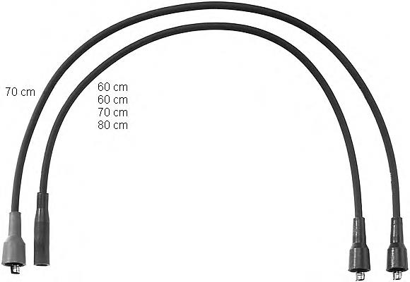 Compre 530192 Maxgear Fios de alta voltagem, kit