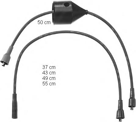 Compre 906 NGK Fios de alta voltagem, kit