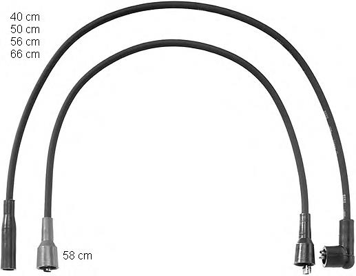 Fios de alta voltagem, kit NGK 9903