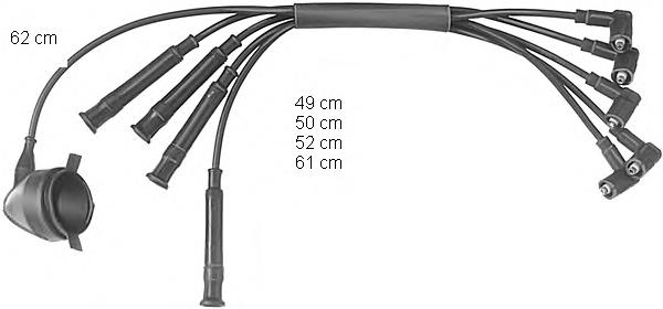 Compre 12121734075 BMW Fios de alta voltagem, kit