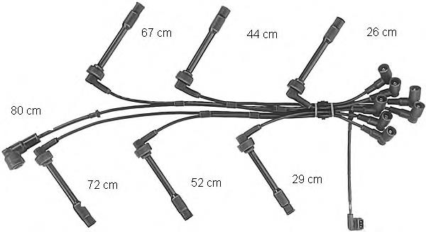 12121312680 BMW Fios de alta voltagem, kit